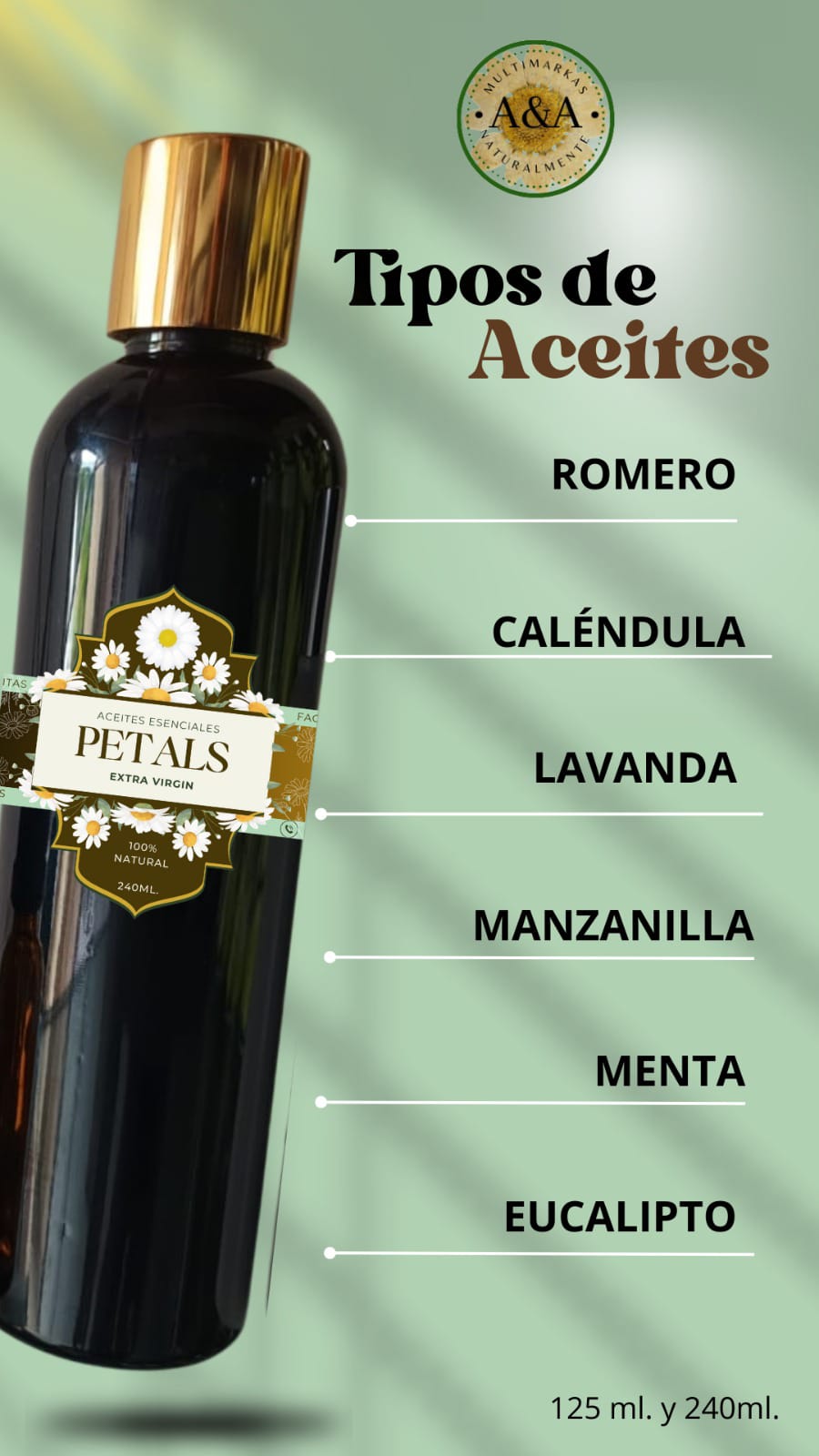 fraco de 250 y tipos de aceites